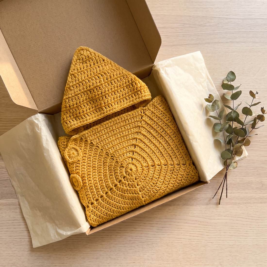 Star suit folded in a gift box